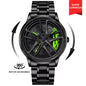 Steel Strap Spinning Luminous Car Wheel Watch Rotate 360° Watch Collection 2