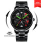  Steel Strap Spinning Luminous Car Wheel Watch Collection 1