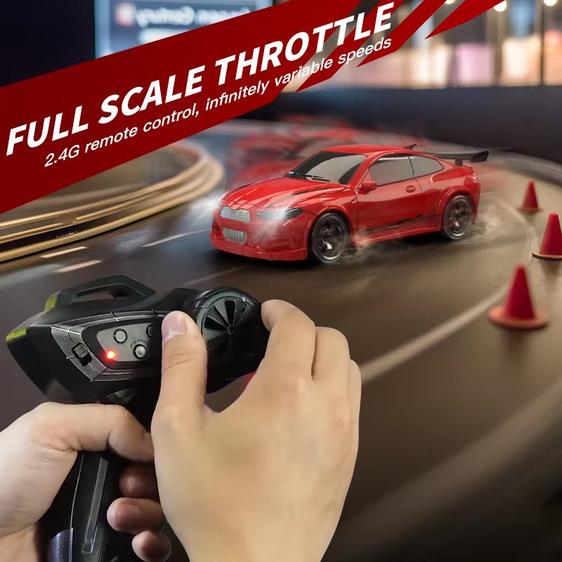 1/64 4WD Rc Drift Car 2.4G Full Scale 4WD Remote Control Vehicle Children'S Toys for Boys Birthday Gifts Mini Drift Cars Toys