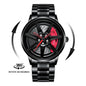  Steel Strap Spinning Luminous Car Wheel Watch Collection 1